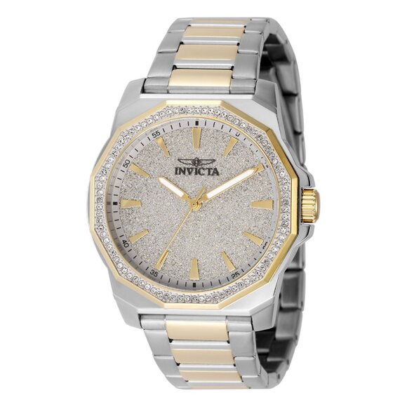 Invicta Other - Invicta Speedway Men's Watch With Hard Case- 42mm, Gold, Steel (49126)